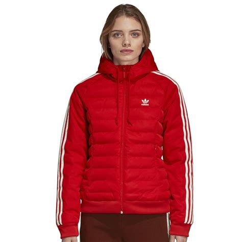 adidas slim jacke rot damen|rote Jacken für Damen .